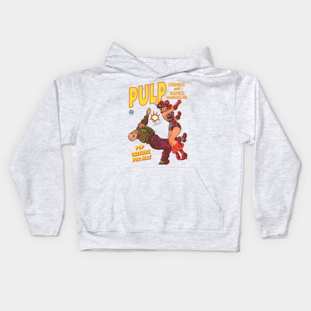 PULP Black Cat Kids Hoodie by PULP Comics and Games